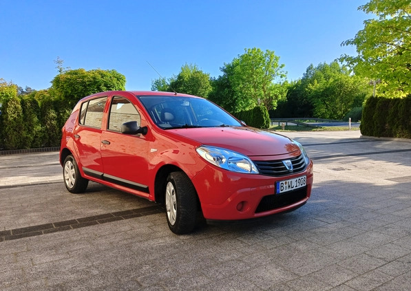 Dacia Sandero cena 8600 przebieg: 156000, rok produkcji 2009 z Szczawno-Zdrój małe 92